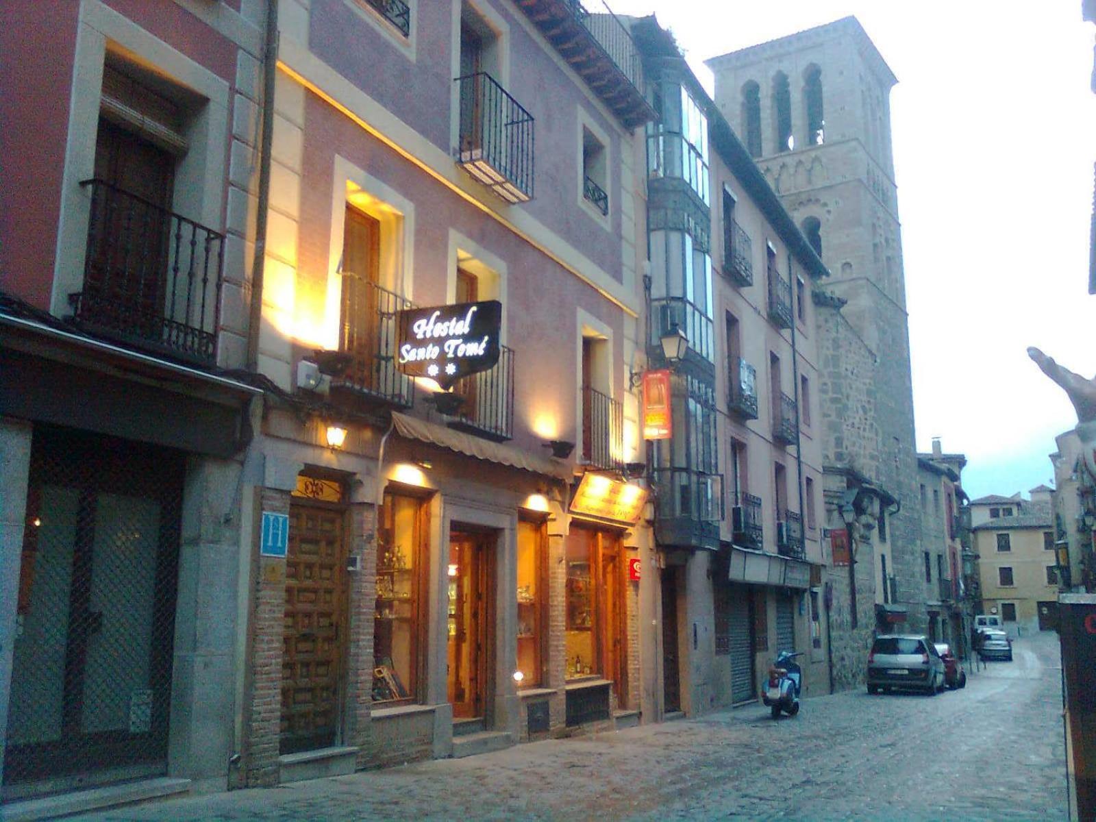 Hostal Santo Tome توليدو المظهر الخارجي الصورة